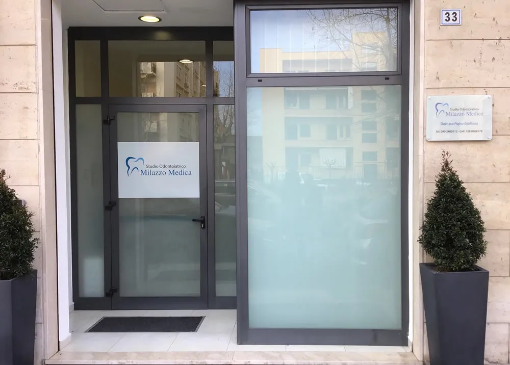 Ingresso dello Studio dentistico a Milazzo